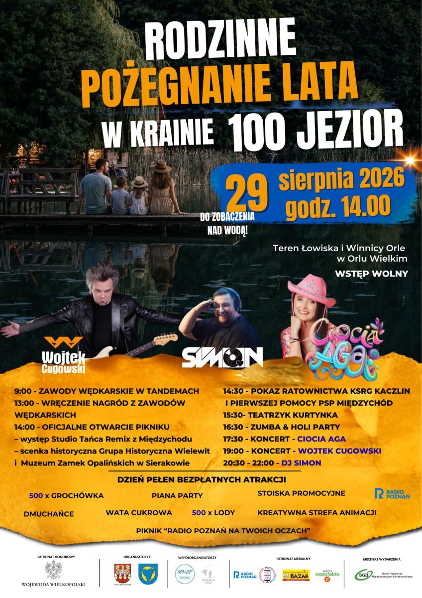 Zdjęcie: Rodzinne Pożegnanie Lata w Krainie 100 Jezior. Moc atrakcji już 29 sierpnia!