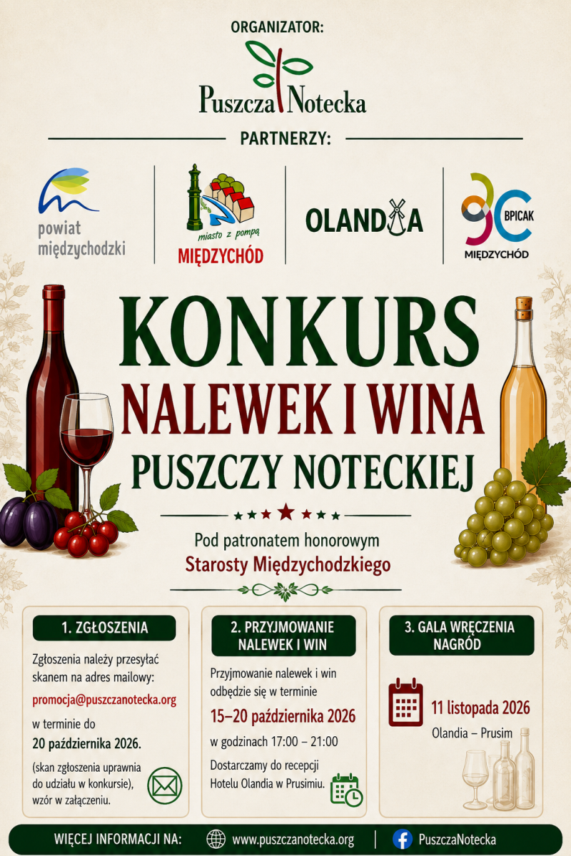 Zdjęcie: KONKURS NALEWEK I WINA PUSZCZY NOTECKIEJ